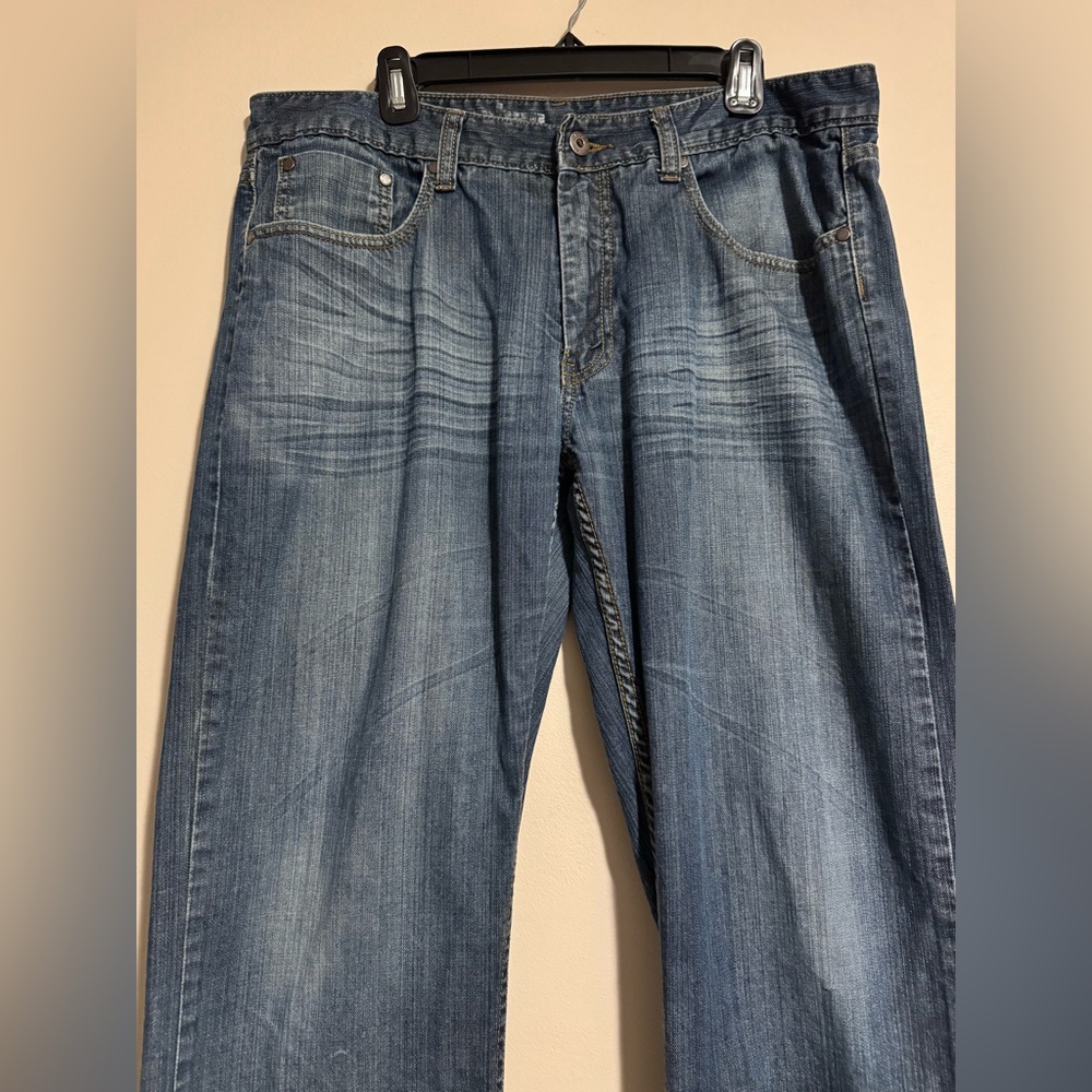 EUC Urban Pipeline Slim Straight Blue Jeans size 36/30 - Picture 2 of 8